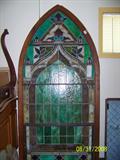 2 Beautiful Stained Glass Windows. These are in great shape. Would make great windows to frame a fireplace!!!