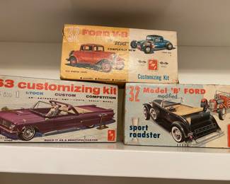 Vintage Car Model Kits