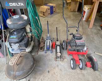 Delta Power Washer and Troy Edger