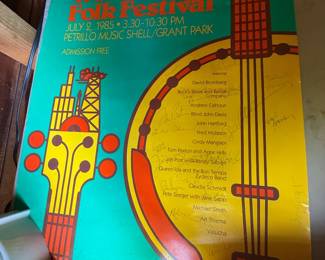Signed poster