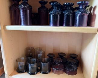 Purple glassware