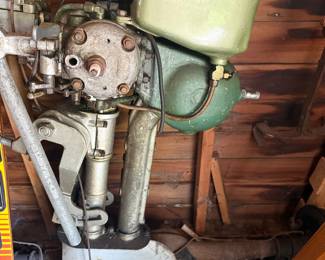 Old boat motor