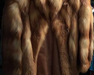 Vintage fox furcoat 