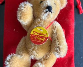 Mini Steiff Mohair bear