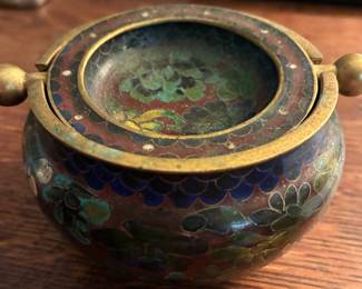 Cloisonné ashtray