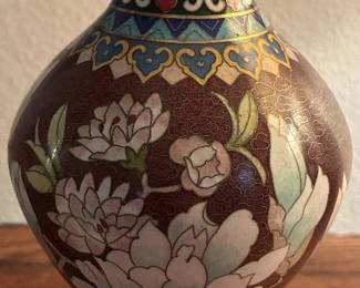 Cloisonné vase