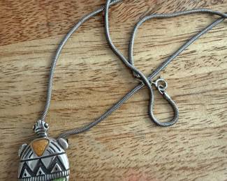 Carolyn pollack turtle necklace 