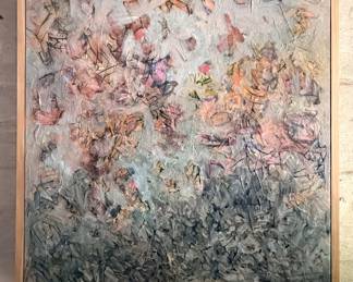 Alix Petrie original - oil on canvas - untitled - 21" x 21"