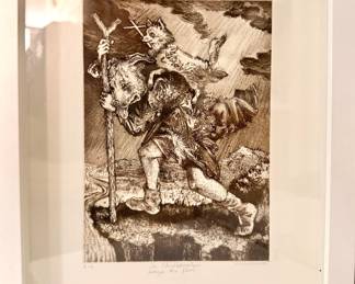 St Christopher Plays the Fool by Anna Wagner