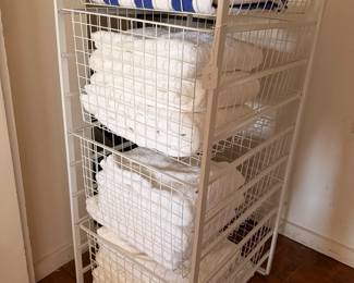 see...useful /practical things too! all linens are for sale.