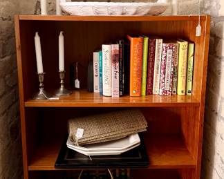 Solid wood bookshelf, Mary Holland "Sweet Spot", cookbooks!
