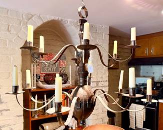 Reproduction colonial chandleier...soooo cool