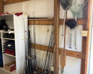 Fishing rods, nets and lures