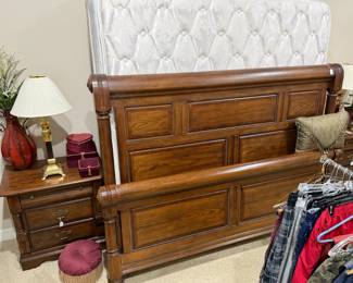 King bed and side tables