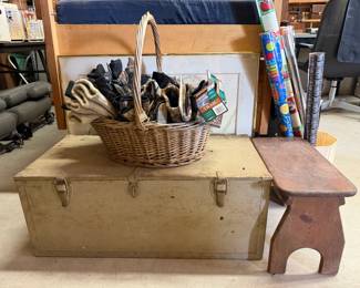 Antique chests/benches
