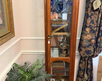 Curio cabinet and lots of decor