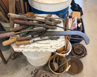 Vintage carpenter tools
