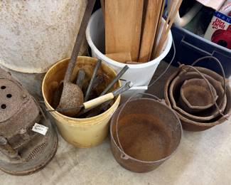Vintage buckets