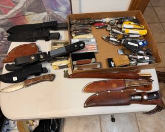 Knives will be held at checkout