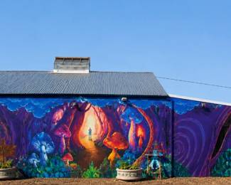 Alice in Wonderland Mural
