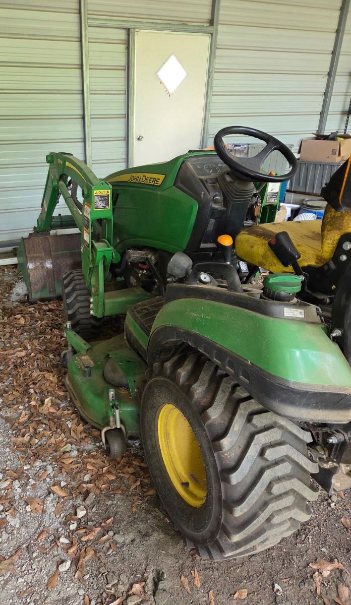 2022 JOHN DEERE TRACTOR W BELLY MOWER AND BUCKET. DIESEL. We will take bids on the tractor until 2pm on Saturday unless we get an offer we can’t refuse!! Currently the offer is at $5500.00 from my Facebook page.