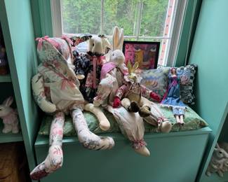 Fabric bunnies
