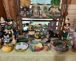 Plate collection some Fitz and Flloyd