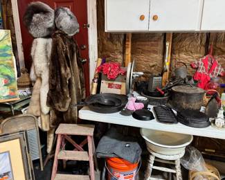 Fur coats and cast iron