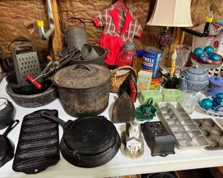 Cast iron including Griswald