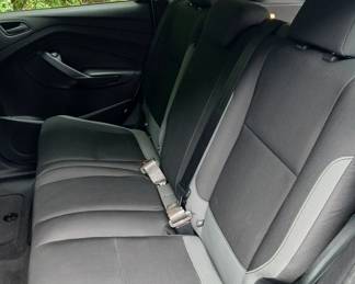 The Escape's back seats