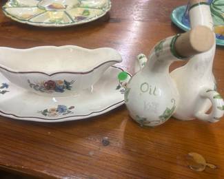 Sarreguemines and Italians Faience