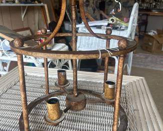 Antiqued chandelier
