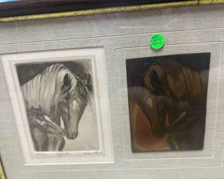 Linda Lloyd etching & copper plate
