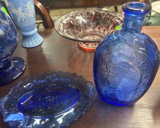 American cobalt glass items