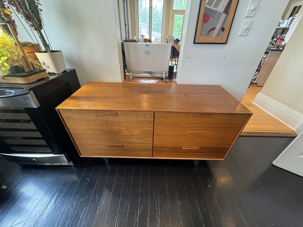 Blu dot walnut credenza $1500.00 on sale right now for $1900.00 .see other images 