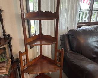 Ball and Stick Corner Shelf