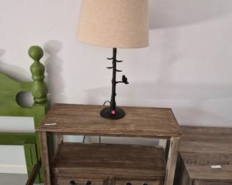 Bird Lamp •	27” tall •	$40
