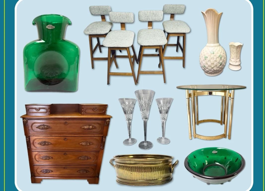 Blenko & Vintage Furnishings - Online Auction | PICKUP: Tuesday, June 2nd in Kettering, OH