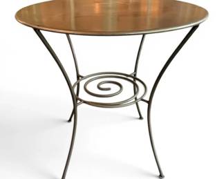 Metal Circular Patio Table