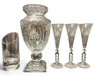 NCR Trophy, Glasses Vase