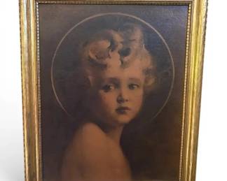 Gold Framed The Light Of The World Print 19.75 x 23.75