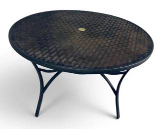 Round Patio Table, 46 Wide