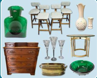 Blenko & Vintage Furnishings - Online Auction | PICKUP: Tuesday, June 2nd in Kettering, OH
