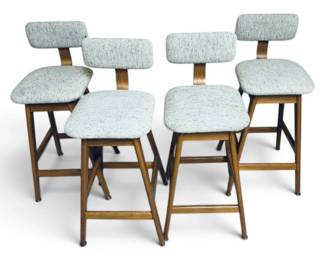 Danish MCM Vamdrup Stolefabrik Bar Stools