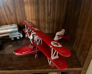 Ertl Collectibles Texaco NC 374 V Bi-plane Model/ Coin Bank