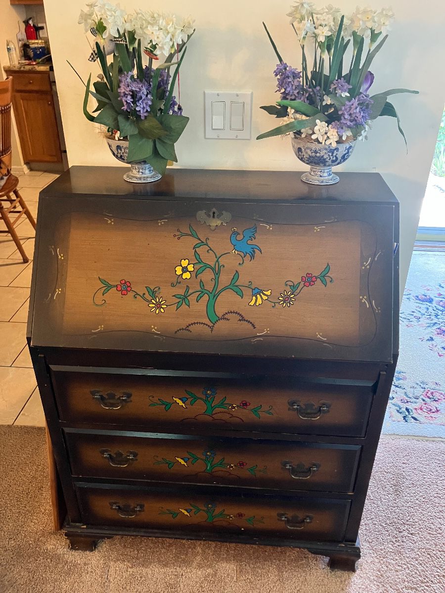 Vintage secretary desk