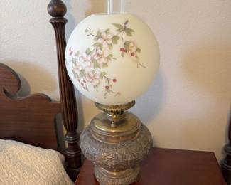 #56 - $140 -1 Gone with the wind lamp 25"T