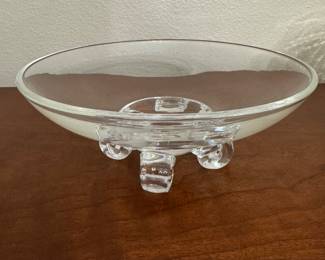 $50 - Steuben John Devres 1949 with signature scrolled feet. 