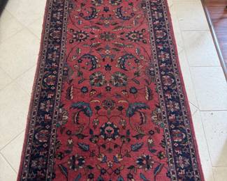 #28 - $240 - Semi-antique Persian rug 88x40