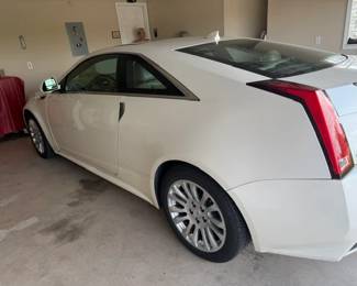 2012 Cadillac CTS 3.6 Coupe Two door, white, tan interior V6 Diesel, 3.6 liter, RWD Mileage: 85,739  VIN: 1G6DJ1E38C0127609 2 Keys  -Sold As is where is. SILENT BIDS accepted until Monday 06/08 Noon. Start bids $5K.
